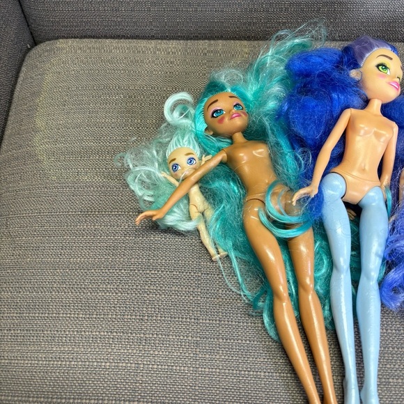 Colorful Mermaid Dolls Set Lot - Picture 2 of 4